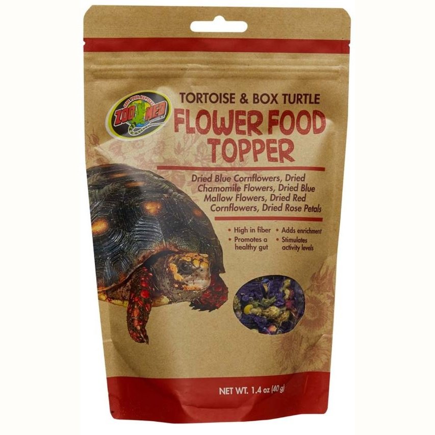 Zoo Med Tortoise & Box Turtle Flower Food Topper 40gr