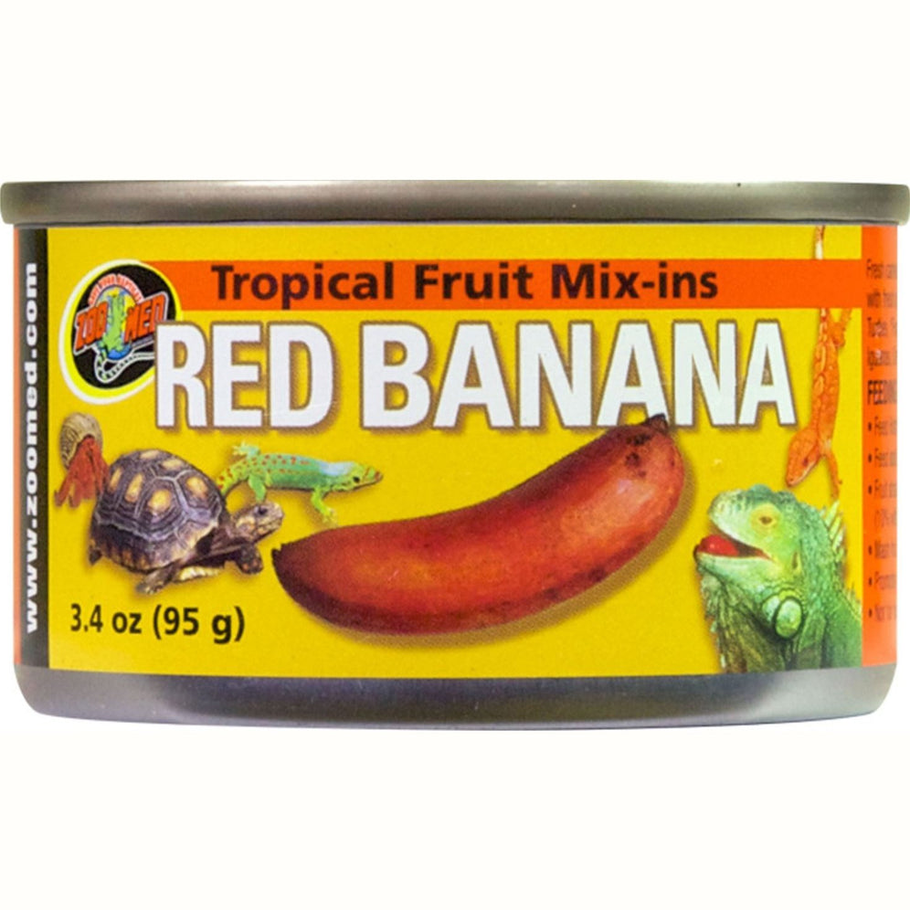 Zoo Med Fruit Mix-Ins Red Banana Reptile Wet Food 95gr