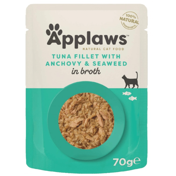Applaws Tuna with Anchovies and Seaweed 70gr - Markospets