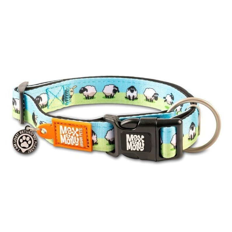 Max & Molly Black Sheep Smart ID Collar XS