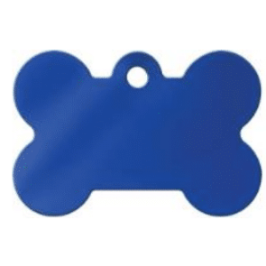 Blue Bone I.D Tag 3.8x2.4cm - Markospets