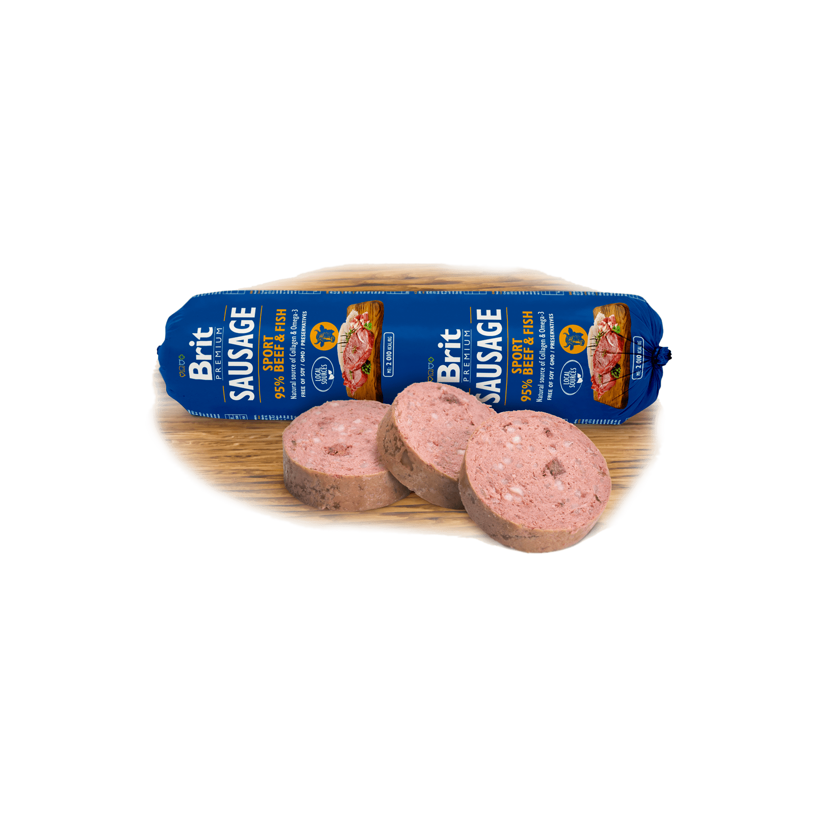 Brit Premium Sausage Sport Beef & Fish 800gr