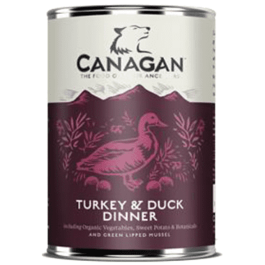 Canagan Turkey And Duck Dinner For Adult Dogs Can 400gr