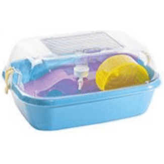 Candy Home Hamster Cage Blue 44 x 34 x 20cm