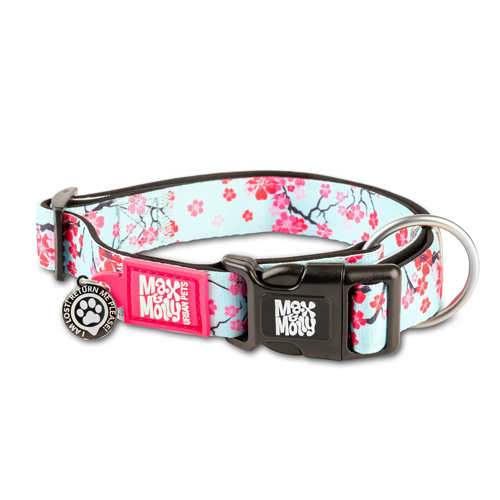 Max & Molly Cherry Bloom Smart ID Collar M