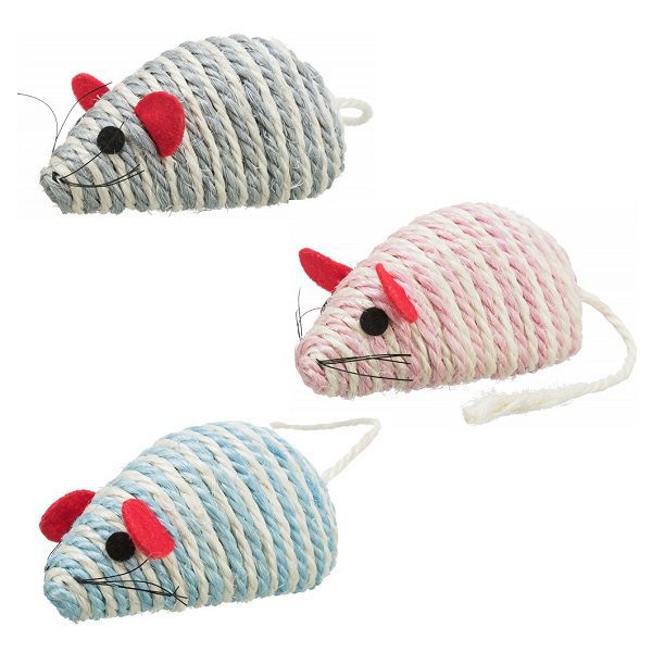 Trixie Sisal Rope Catnip Mouse XXL
