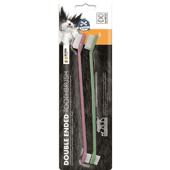 M-Pets Double Ended Toothbrush