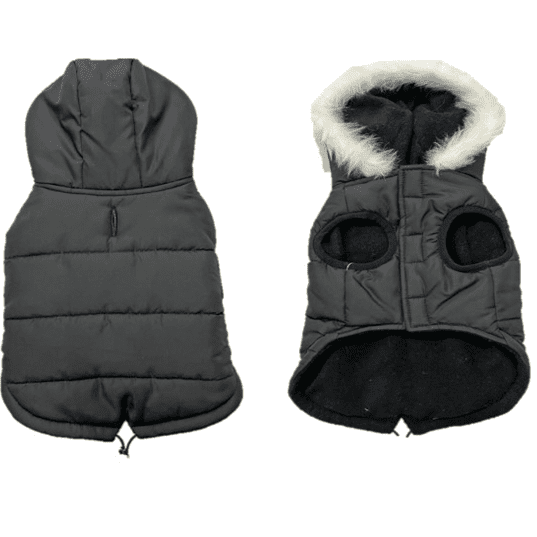Duvo Dog Jacket Puffer Eskimo Black XS 30cm