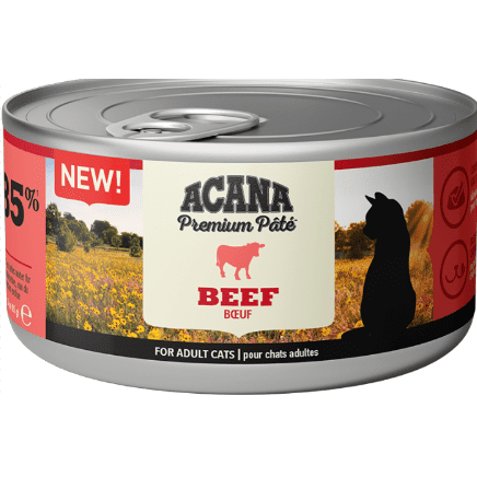 Acana Wet Cat Food: Adult Beef 85gr