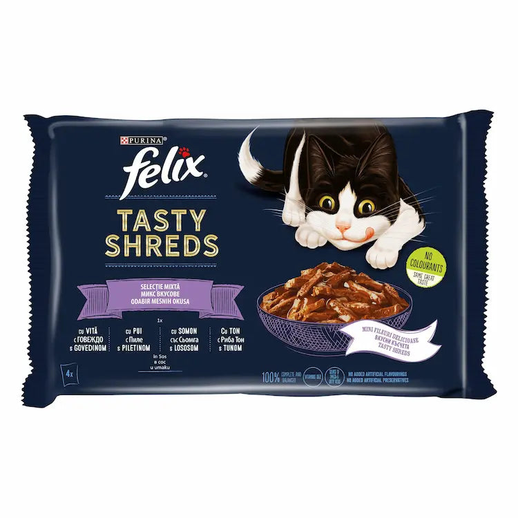 Felix Tasty Shreds Mixed Selection 4x85gr
