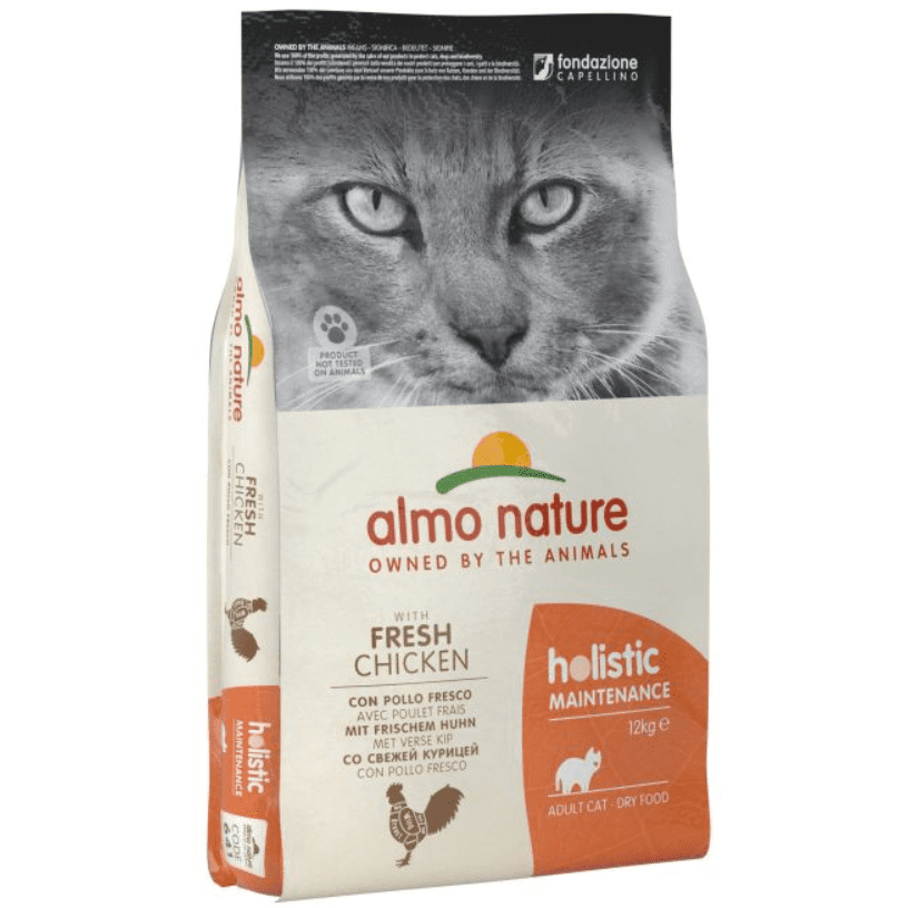 Almo Nature Adult Holistic Chicken & Rice Dry Cat Food 12kg