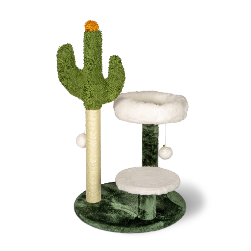 Glee Scratching Tree Cactus Green 45x45x75cm