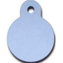 I.D Tag Circle Small Light Blue 2.1x2.3cm - Markospets