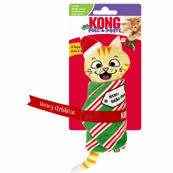 Kong Holiday Pull-A-Partz™ Present Cat Toy