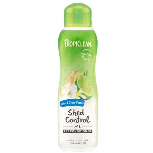 TropiClean Lime & Cocoa Butter Shed Control Conditioner for Pets 355ml