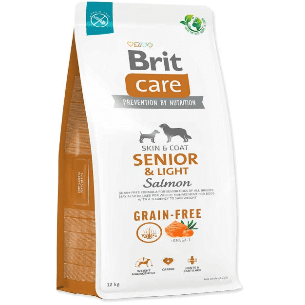 Brit Care Senior & Light Skin & Coat Grain-Free Salmon 12kg