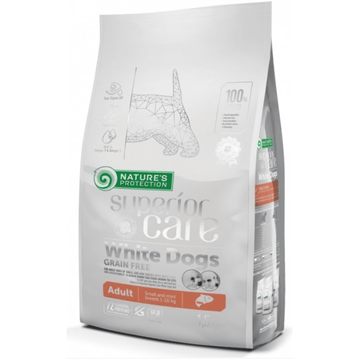 Nature's Protection Salmon White Dog Small 10kg
