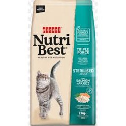 Picart NutriBest Cat Adult Sterilized Salmon & Rice 8kg