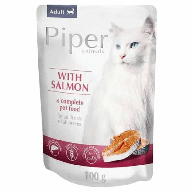 Piper Cat Adult with Salmon 100gr