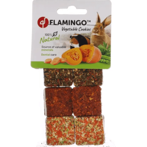 Flamingo Vegetable Biscuit for Rabbits and Rodents 100gr