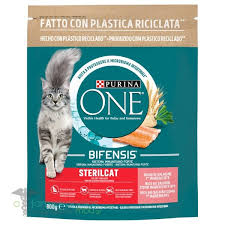 Purina ONE Dual Nature Adult Cat Sterilised Salmon 800gr