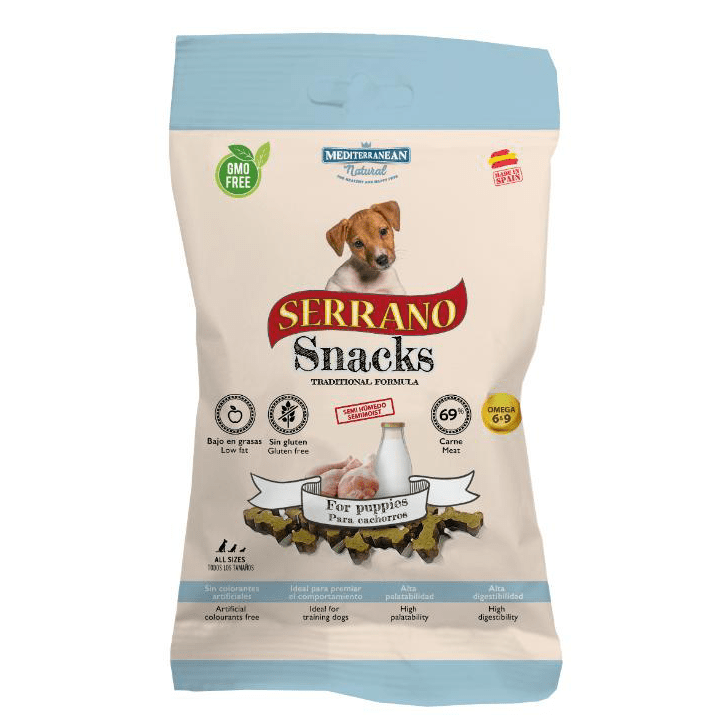 Serrano Ham Bites Puppies - Calcium 100gr - Markospets