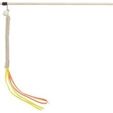 Trixie Playing Rod Plastic/Plush – 40cm