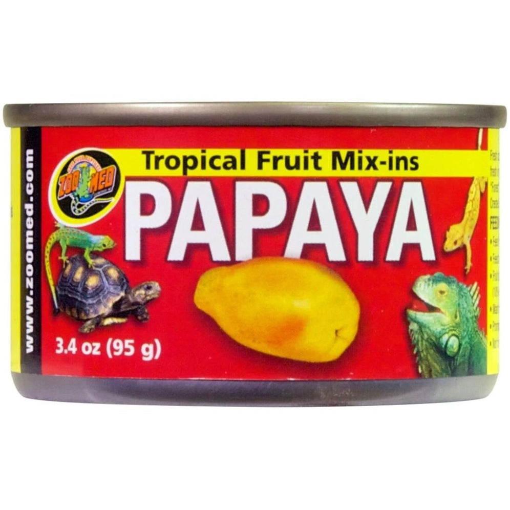 Zoo Med Fruit Mix-Ins Papaya Reptile Wet Food 95gr