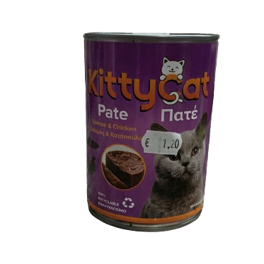 KittyCat Pate with Salmon & Chicken 400gr
