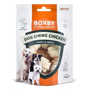 Boxby Dog Chews Puppy & Adult with Lamb & Chicken x7 100gr