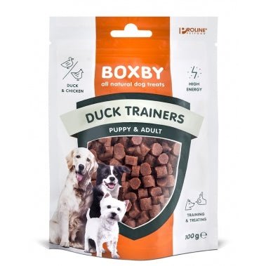 Boxby Puppy & Adult Duck Trainers with Duck & Chicken 100gr