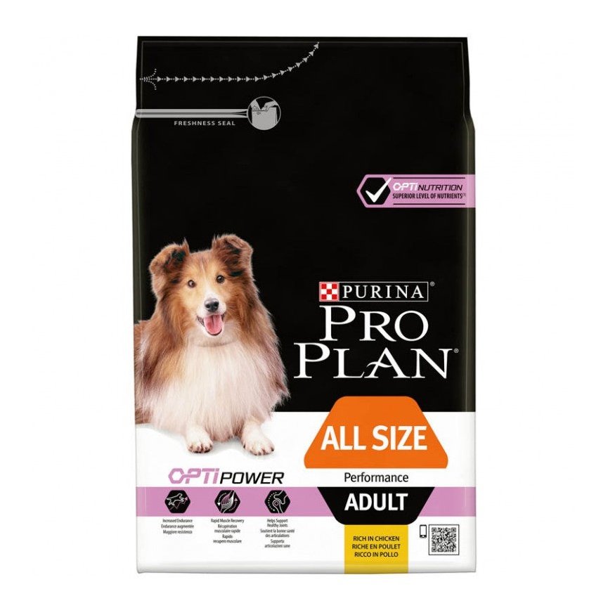 Pro Plan Optipower Adult Performance All Size with Chicken 14kg