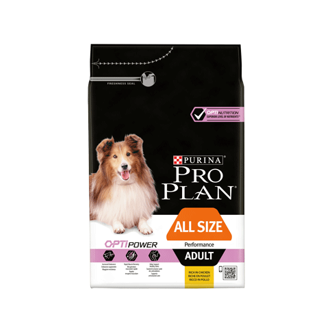 ProPlan All-Size Performance OptiPower with Chicken 18kg