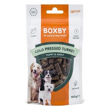 Boxby Puppy & Adult Cold Pressed Turkey Treats 100gr