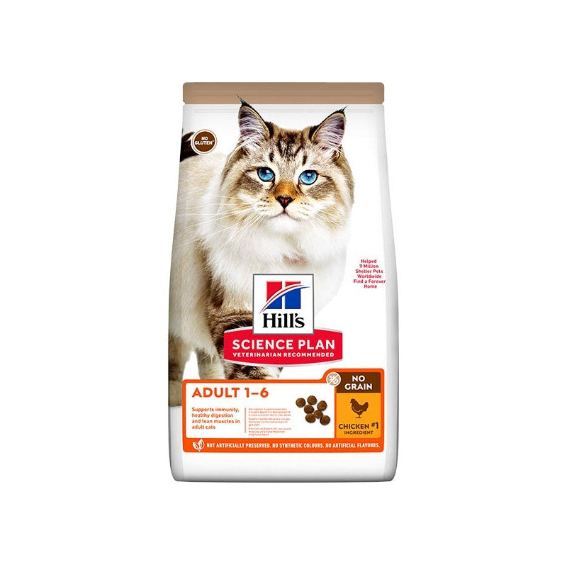 Hill's Science Plan Cat No Grain Adult with Chicken 300 gr.