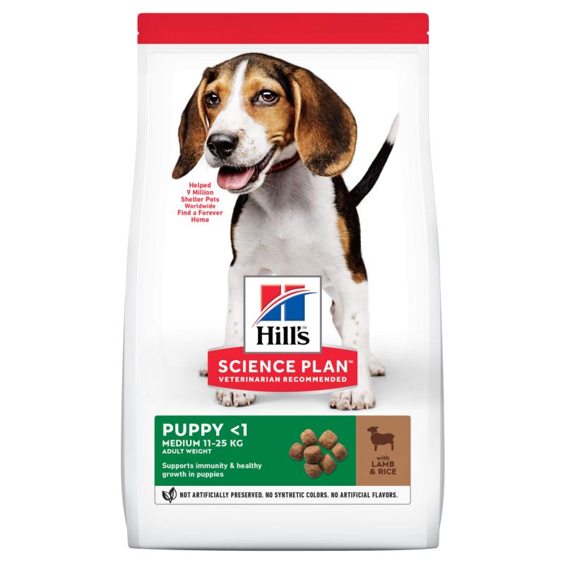 Hill's Science Plan Medium Puppy Food with Lamb & Rice 14kg