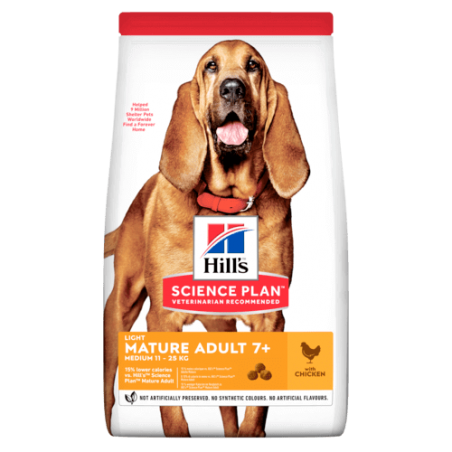 Hill's Science Plan Canine Mature Adult Light 7+ Chicken 14kg