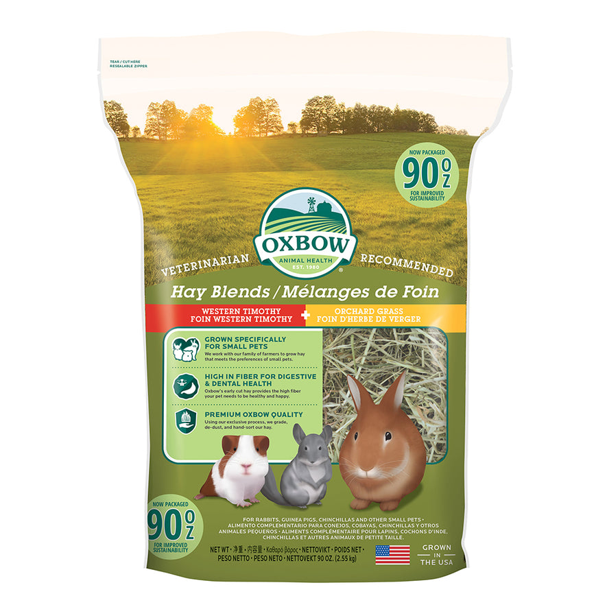 Oxbow Hay Blend Timothy & Orchard Grass 90oz 2.55kg
