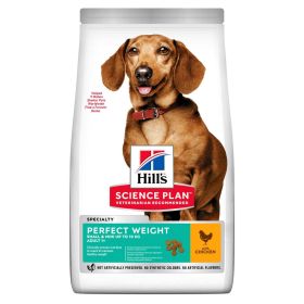 Hill's Science Plan Perfect Weight Small & Mini Adult Dog Food with Chicken 6kg