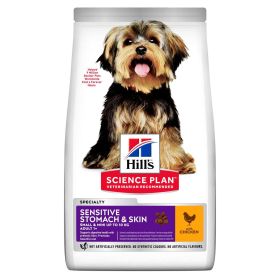 Hill's Science Plan Sensitive Stomach & Skin Small & Mini Adult Dog Food with Chicken 1.5kg