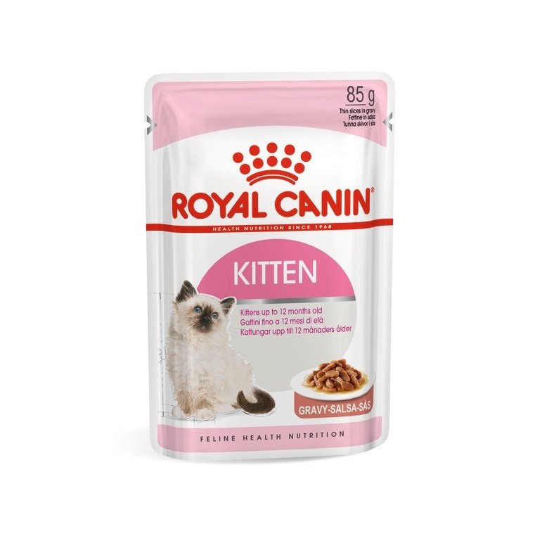 Royal Canin Cat Wet Food Kitten Gravy 12x85gr