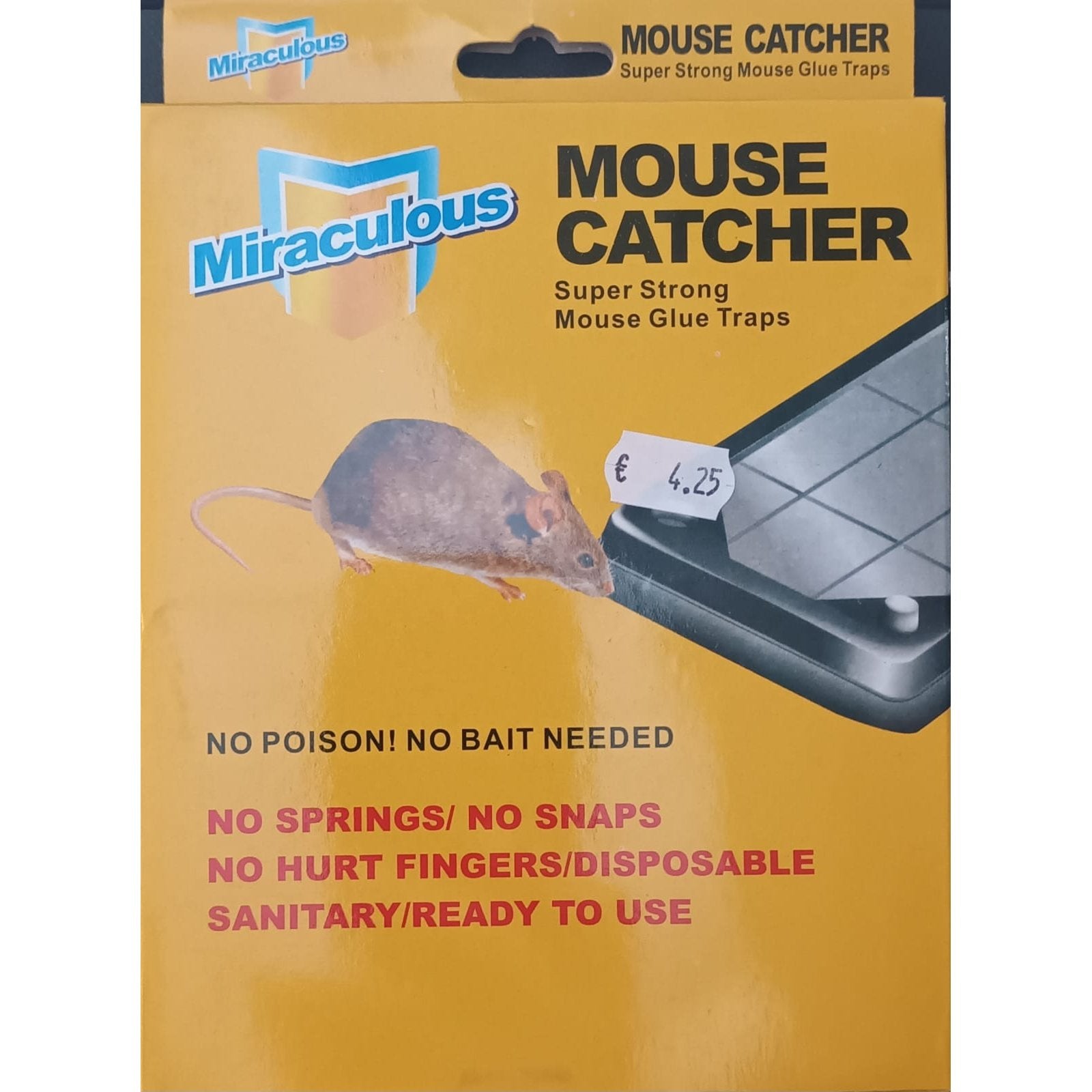 Miraculous Mouse Catcher Super Strong Glue Traps