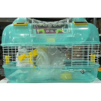 Hamster Pedometer Gym Cage 43.5x27x28.8cm