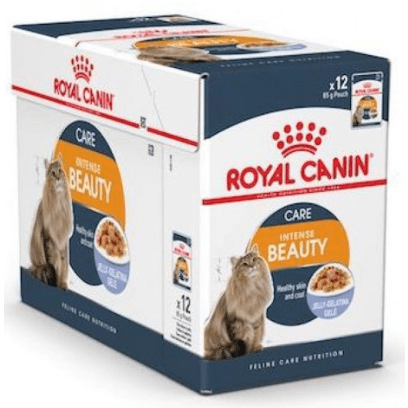 Royal Canin Intense Beauty Wet Cat Food in Jelly 12x85gr