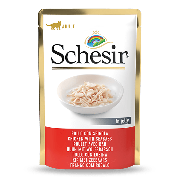 Schesir Wet Cat Food - Chicken with Sea Bass 85g Pouch