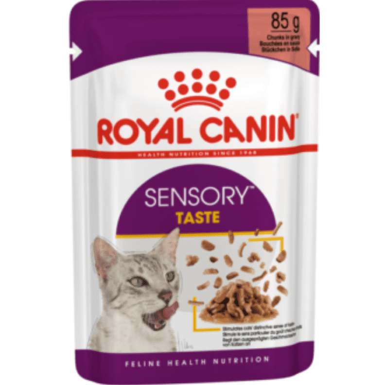 Royal Canin Sensory Taste in Gravy Adult Wet Cat Food 85gr