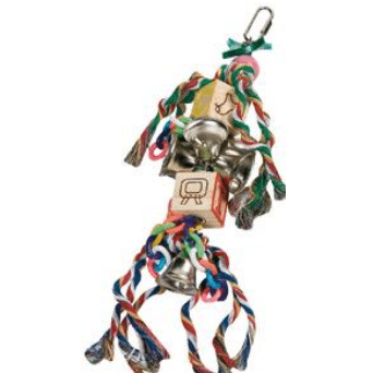 Cage Hanger Rope Vegas With Bells & Blocks