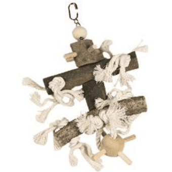 Cage Hanger Wood With PinBall 18x28cm