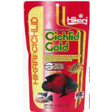 Hikari Cichlid - Cichlid Gold Mini Pellet 3.2-3.7mm Floating