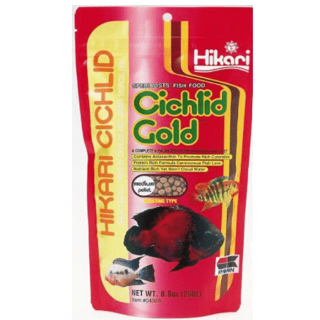 Hikari Cichlid Gold Floating Medium Pellet 4.8-5.3mm 250gr